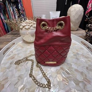 Vince Camuto Red Mini Shoulder Crossbody Bag!